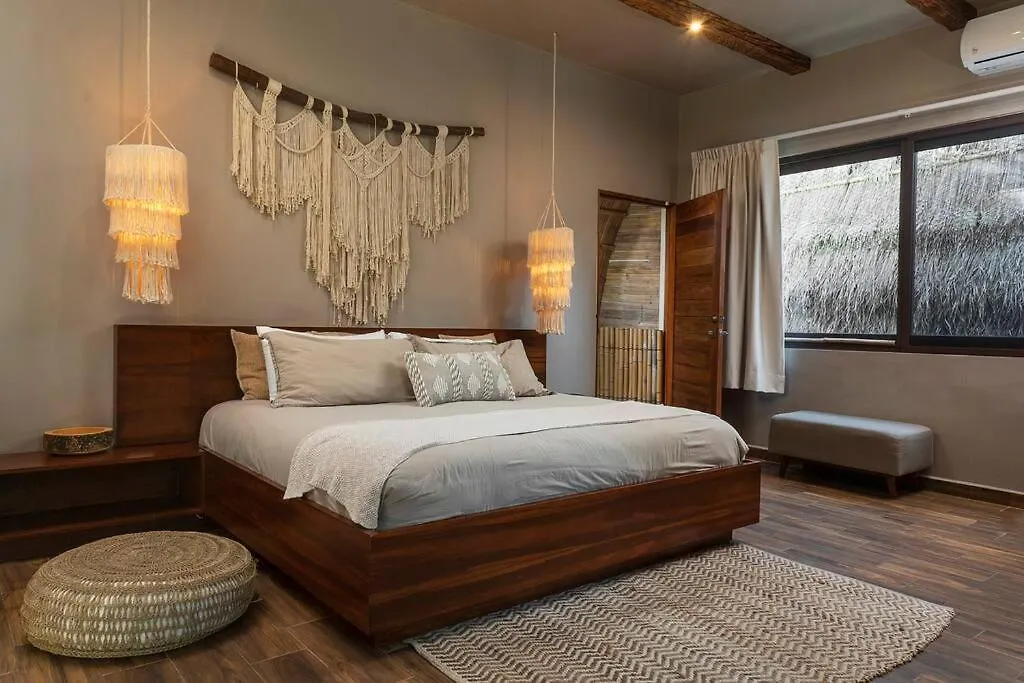 Tulum-Style Retreat 5Br Villa With Pool And Relaxing Jacuzzi Mexico
