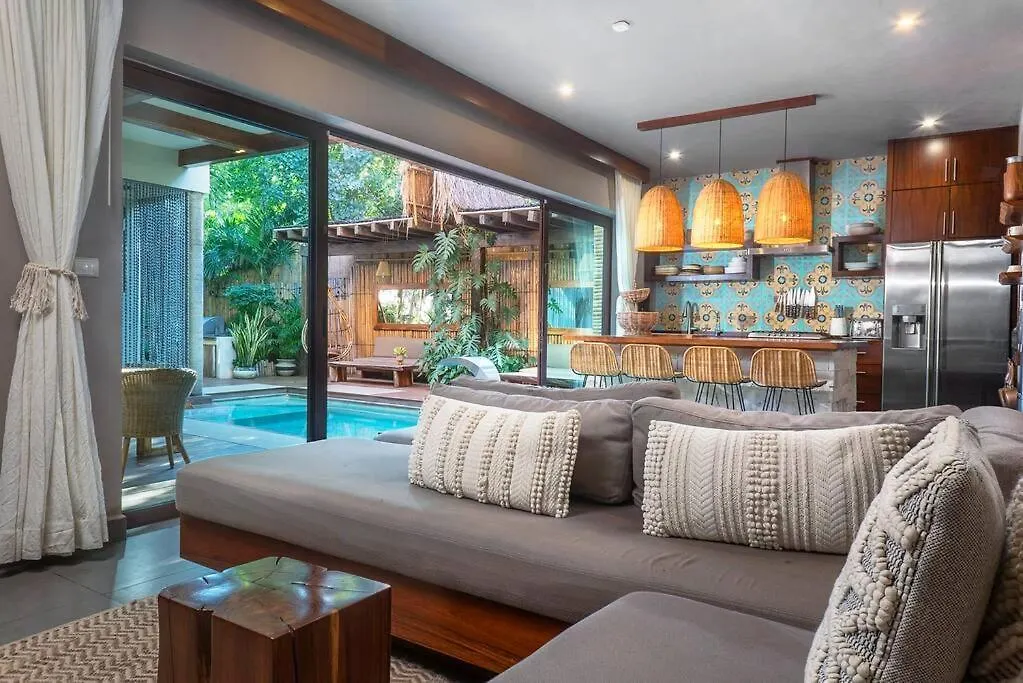 Tulum-Style Retreat 5Br Villa With Pool And Relaxing Jacuzzi Mexico